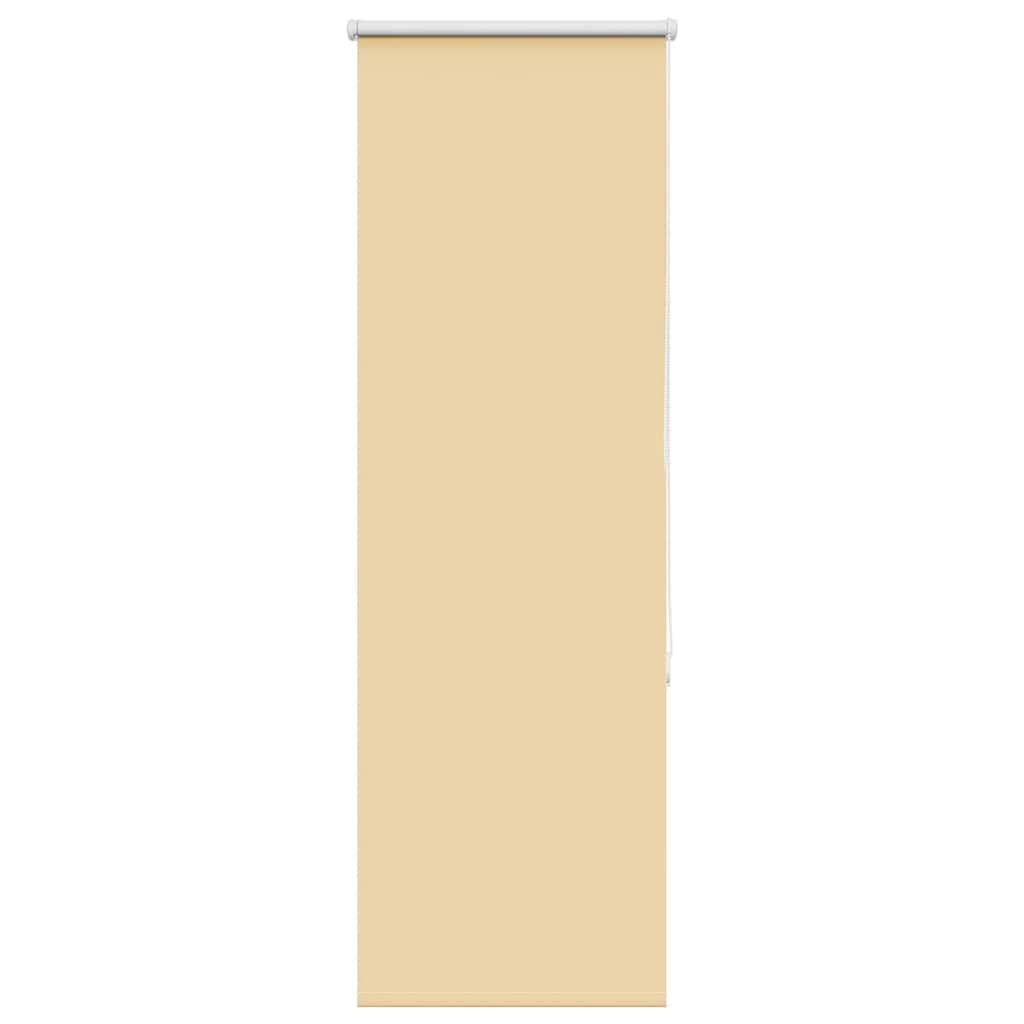 vidaXL Roller Blind Blackout Beige 50x175 cm Fabric Width 45.7 cm Polyester