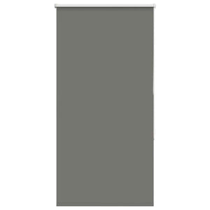 vidaXL Roller Blind Blackout Grey 85x175 cm Fabric Width 80.7 cm Polyester