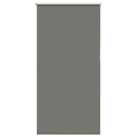 vidaXL Roller Blind Blackout Grey 85x175 cm Fabric Width 80.7 cm Polyester