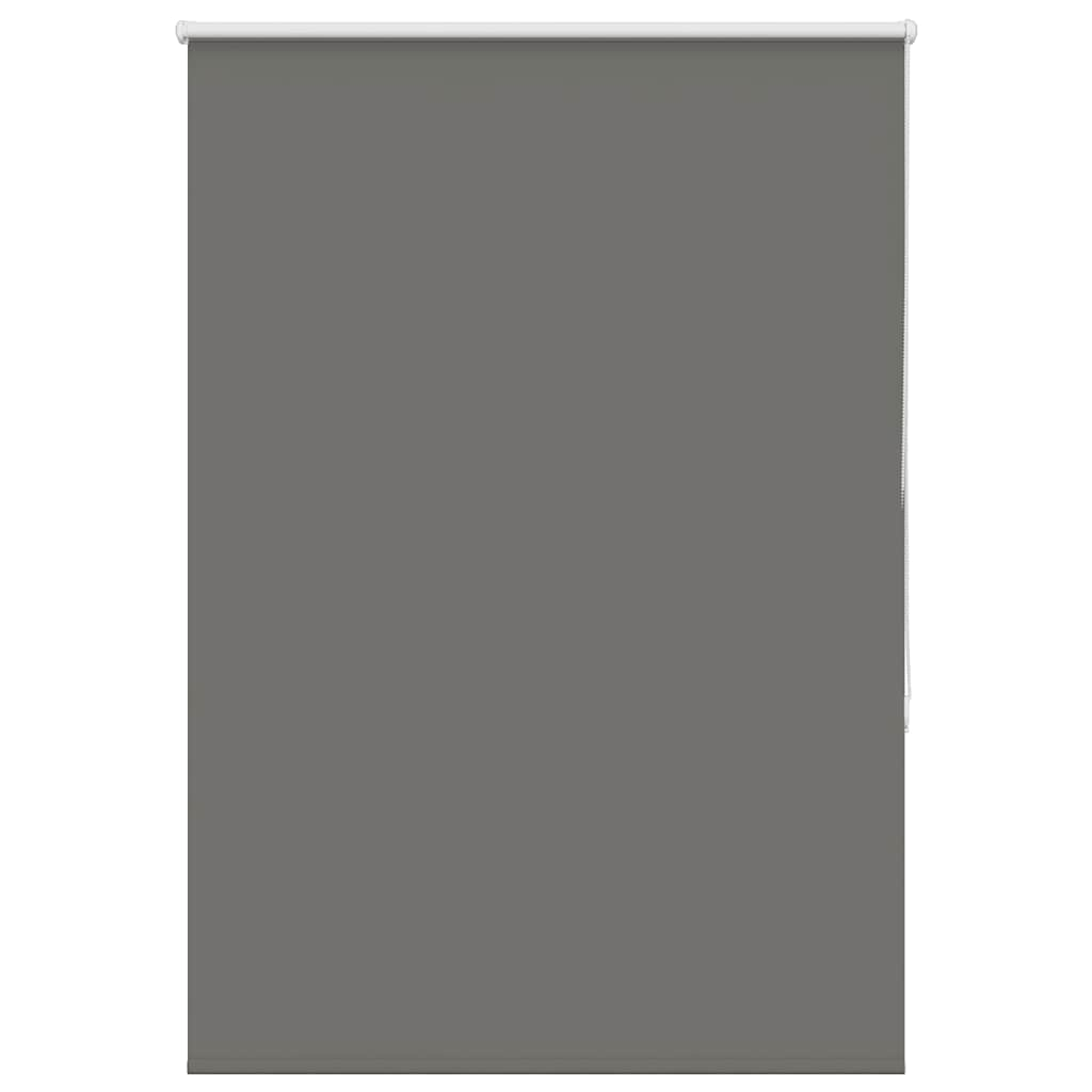 vidaXL Roller Blind Blackout Grey 95x175 cm Fabric Width 90.7 cm Polyester