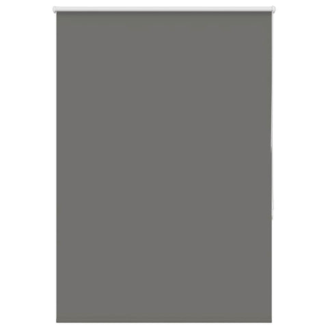 vidaXL Roller Blind Blackout Grey 95x175 cm Fabric Width 90.7 cm Polyester