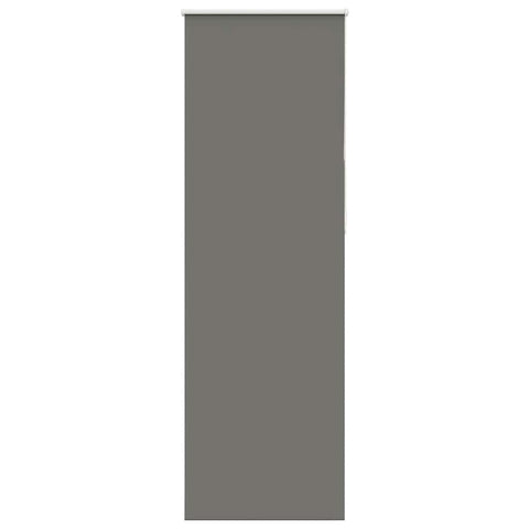 vidaXL Roller Blind Blackout Grey 85x210 cm Fabric Width 80.7 cm Polyester