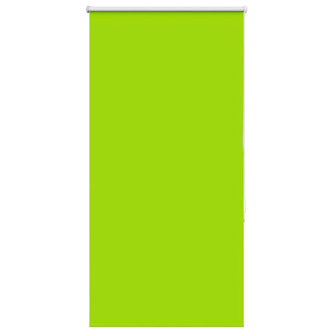 vidaXL Roller Blind Blackout Leaves Green 85x130 cm Fabric Width 80.7 cm Polyester