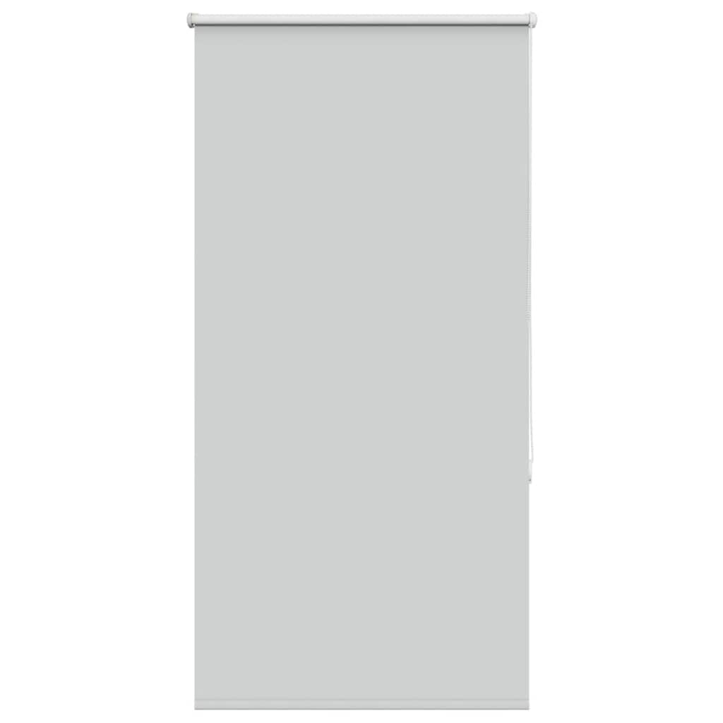 vidaXL Roller Blind Blackout Light Grey 85x130 cm Fabric Width 80.7 cm Polyester