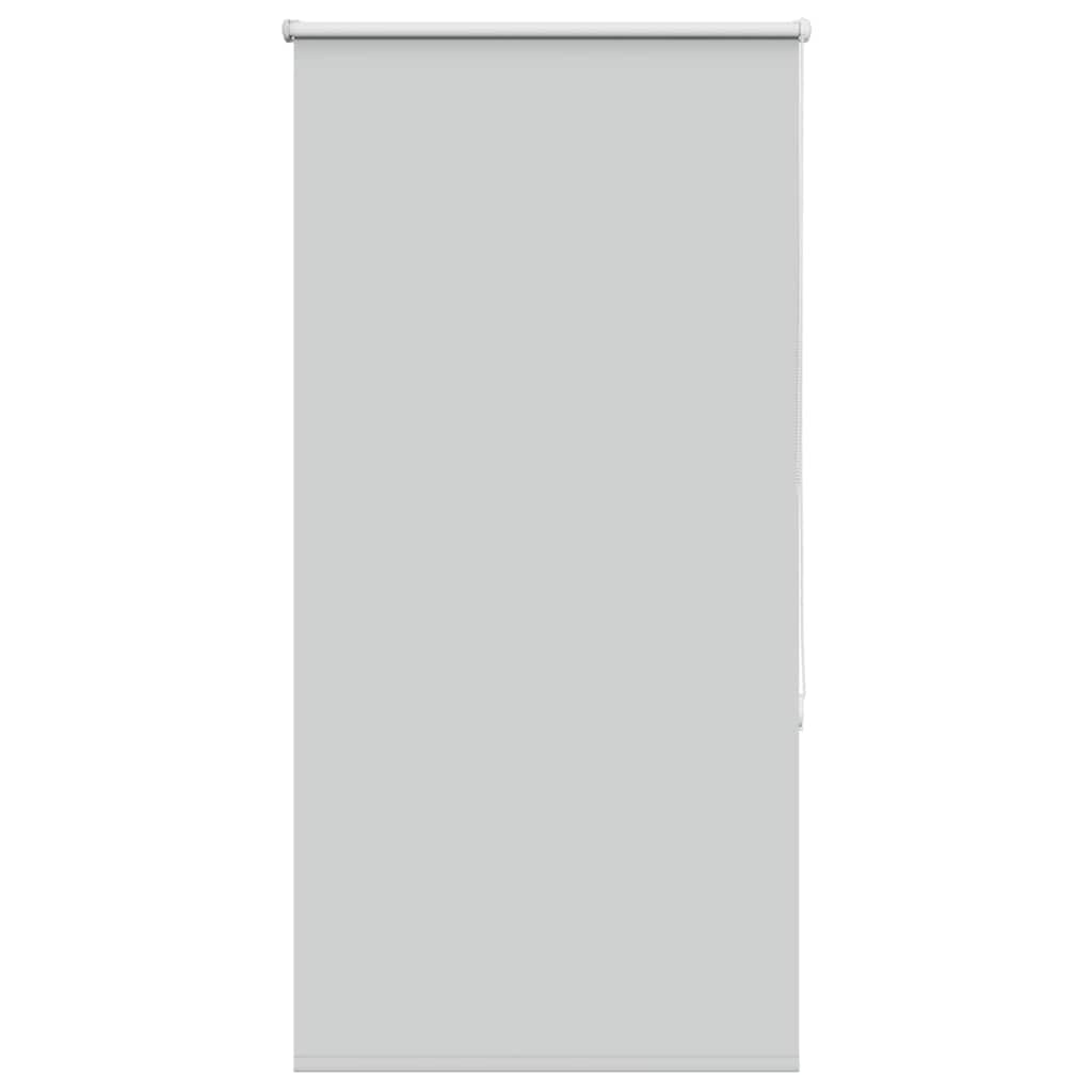 vidaXL Roller Blind Blackout Light Grey 90x130 cm Fabric Width 85.7 cm Polyester