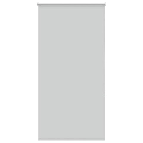 vidaXL Roller Blind Blackout Light Grey 90x130 cm Fabric Width 85.7 cm Polyester