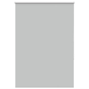 vidaXL Roller Blind Blackout Light Grey 100x130 cm Fabric Width 95.7 cm Polyester