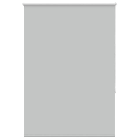 vidaXL Roller Blind Blackout Light Grey 100x130 cm Fabric Width 95.7 cm Polyester