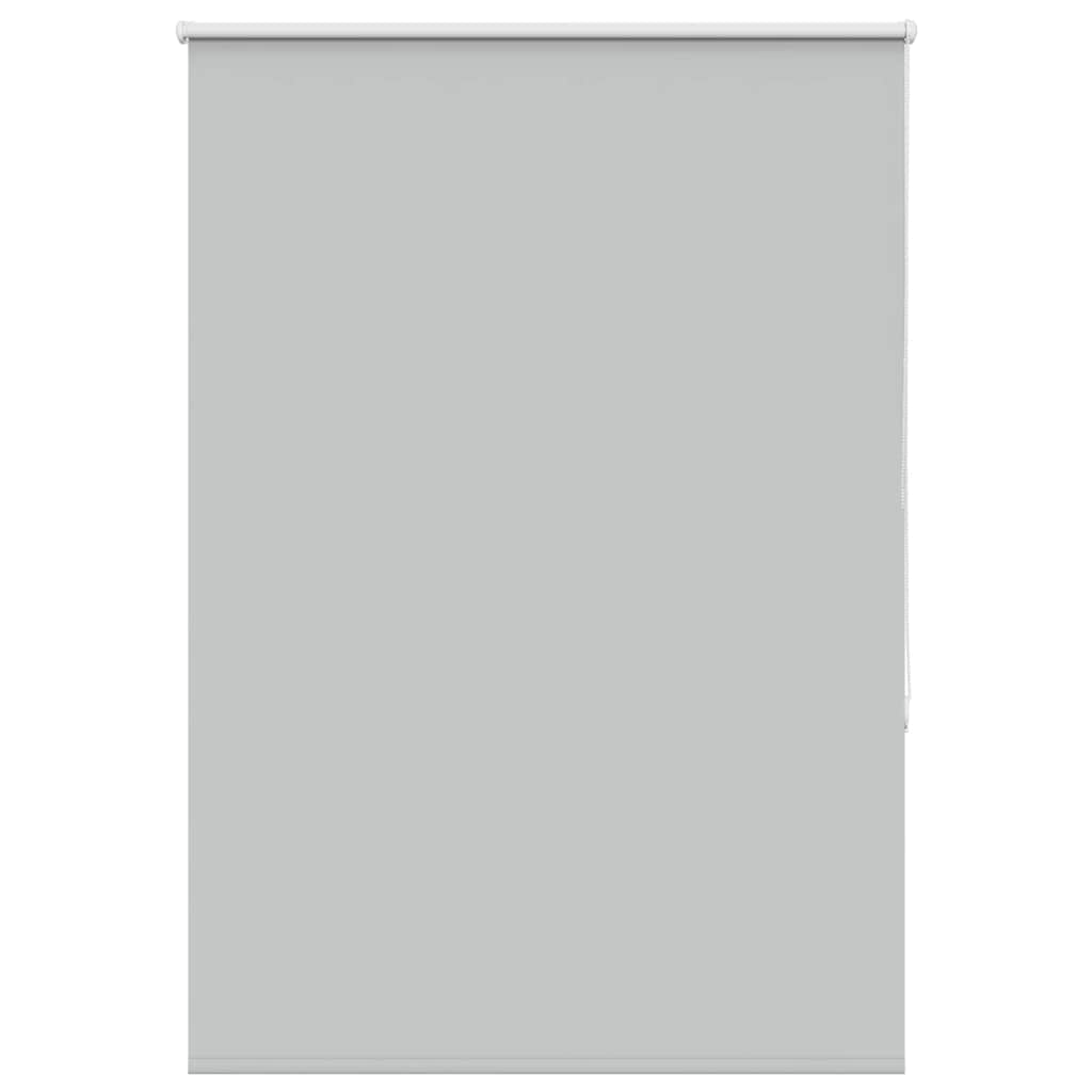 vidaXL Roller Blind Blackout Light Grey 100x150 cm Fabric Width 95.7 cm Polyester