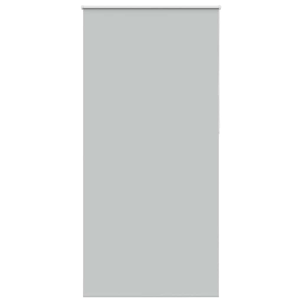 vidaXL Roller Blind Blackout Light Grey 110x210 cm Fabric Width 105.7 cm Polyester