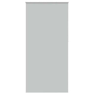 vidaXL Roller Blind Blackout Light Grey 110x210 cm Fabric Width 105.7 cm Polyester