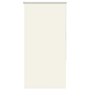 vidaXL Roller Blind Blackout Off White 75x150 cm Fabric Width 70.7 cm Polyester