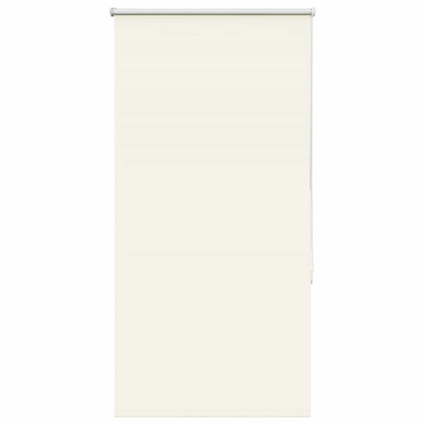 vidaXL Roller Blind Blackout Off White 85x150 cm Fabric Width 80.7 cm Polyester