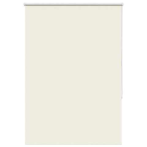 vidaXL Roller Blind Blackout Off White 100x150 cm Fabric Width 95.7 cm Polyester