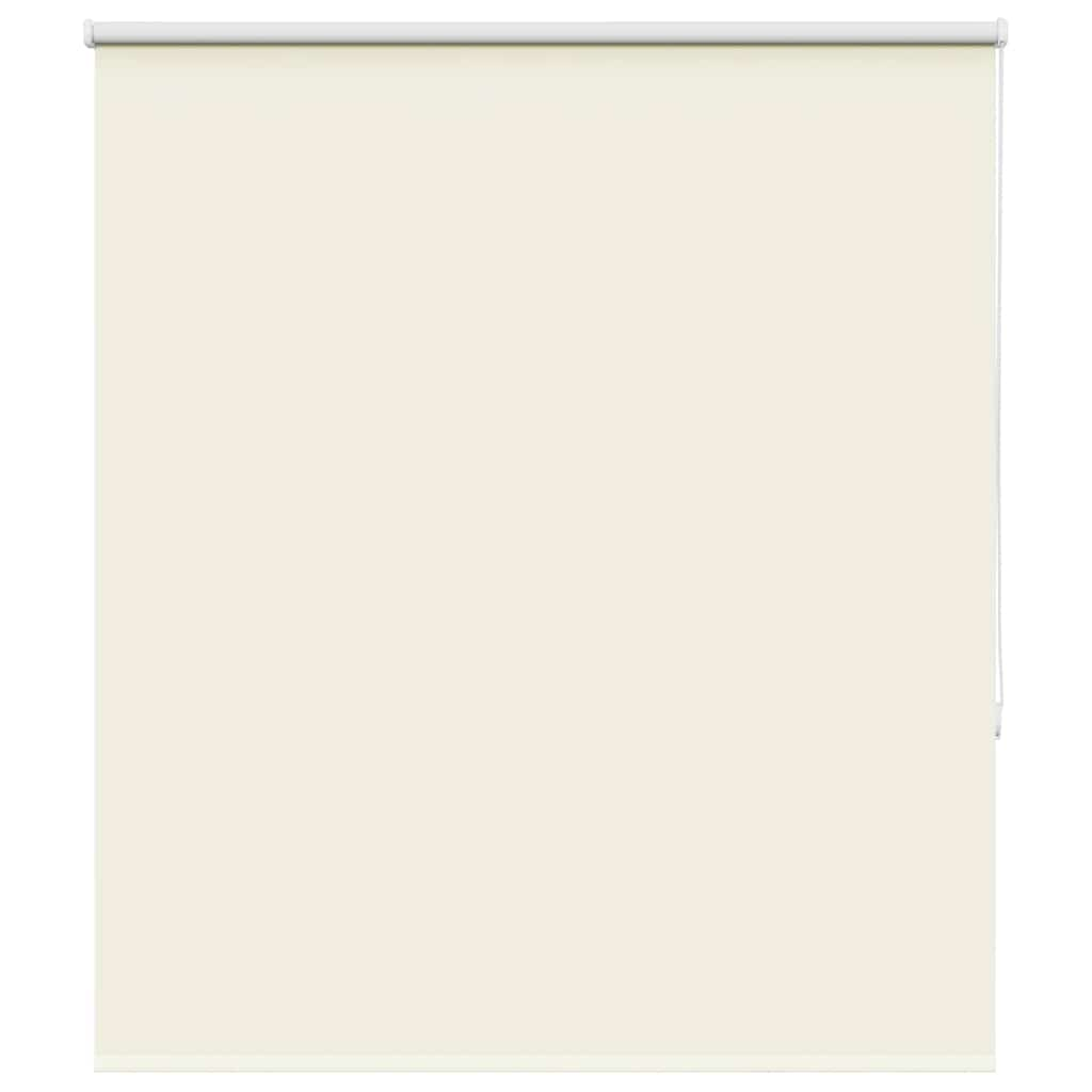 vidaXL Roller Blind Blackout Off White 120x150 cm Fabric Width 116.6 cm Polyester