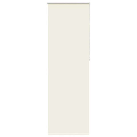 vidaXL Roller Blind Blackout Off White 65x210 cm Fabric Width 60.7 cm Polyester