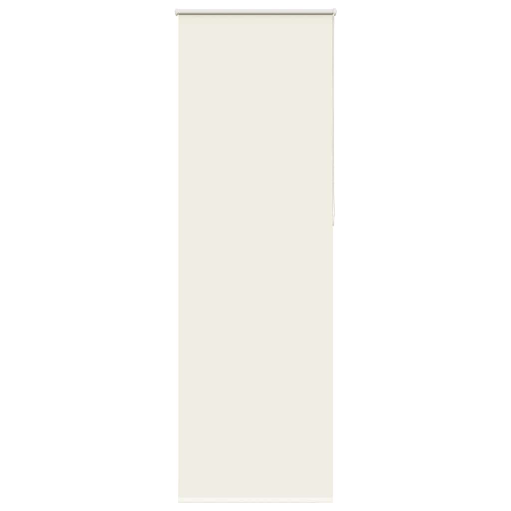 vidaXL Roller Blind Blackout Off White 70x210 cm Fabric Width 65.7 cm Polyester