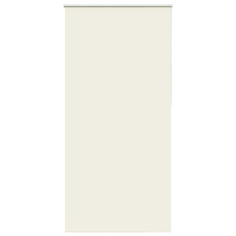 vidaXL Roller Blind Blackout Off White 110x210 cm Fabric Width 105.7 cm Polyester