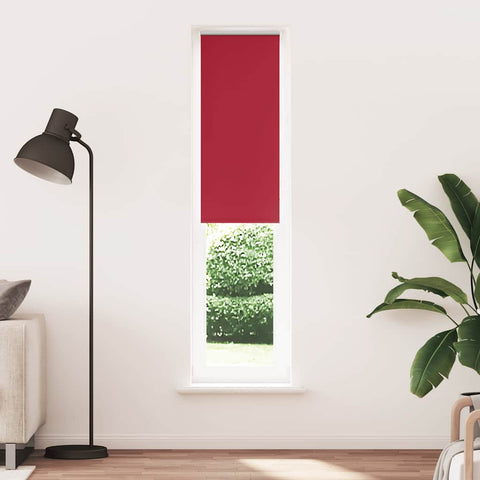 vidaXL Roller Blind Blackout Red 60x230 cm Fabric Width 55.7 cm Polyester