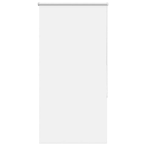 vidaXL Roller Blind Blackout White 80x130 cm Fabric Width 75.7 cm Polyester