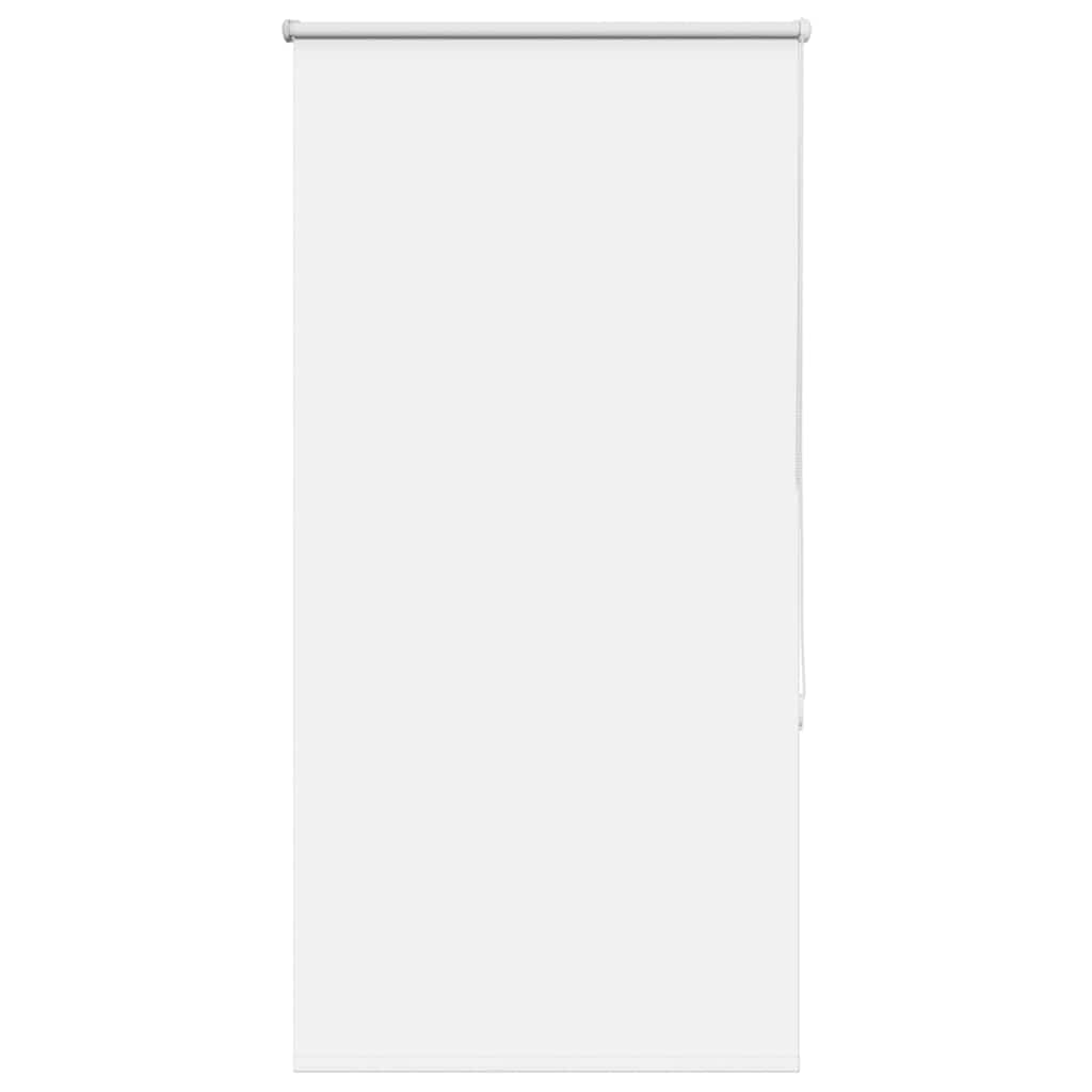 vidaXL Roller Blind Blackout White 75x150 cm Fabric Width 70.7 cm Polyester