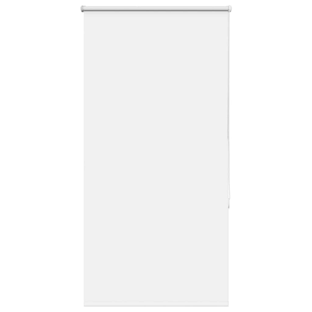 vidaXL Roller Blind Blackout White 85x150 cm Fabric Width 80.7 cm Polyester