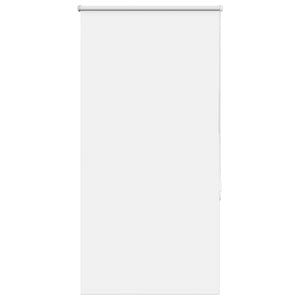 vidaXL Roller Blind Blackout White 85x150 cm Fabric Width 80.7 cm Polyester