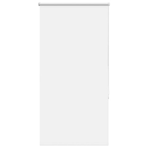 vidaXL Roller Blind Blackout White 85x150 cm Fabric Width 80.7 cm Polyester