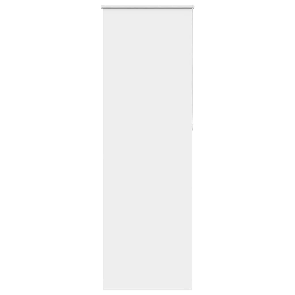 vidaXL Roller Blind Blackout White 80x210 cm Fabric Width 75.7 cm Polyester