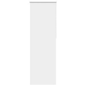 vidaXL Roller Blind Blackout White 80x210 cm Fabric Width 75.7 cm Polyester