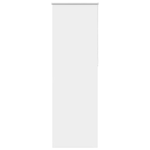 vidaXL Roller Blind Blackout White 80x210 cm Fabric Width 75.7 cm Polyester