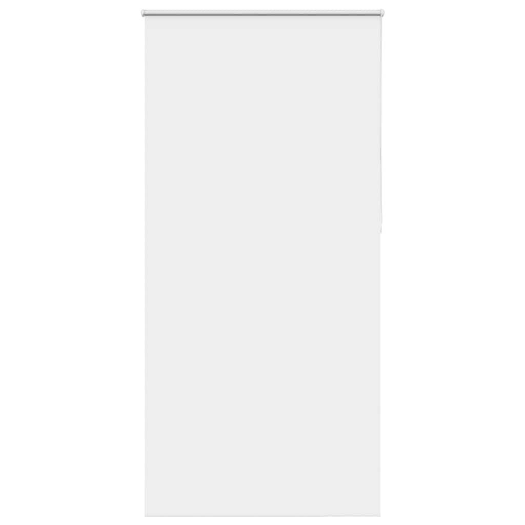 vidaXL Roller Blind Blackout White 90x210 cm Fabric Width 85.7 cm Polyester