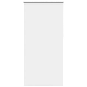 vidaXL Roller Blind Blackout White 90x210 cm Fabric Width 85.7 cm Polyester