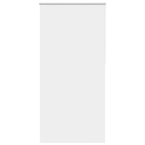 vidaXL Roller Blind Blackout White 110x210 cm Fabric Width 105.7 cm Polyester