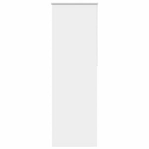 vidaXL Roller Blind Blackout White 65x230 cm Fabric Width 60.7 cm Polyester