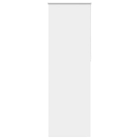 vidaXL Roller Blind Blackout White 75x230 cm Fabric Width 70.7 cm Polyester