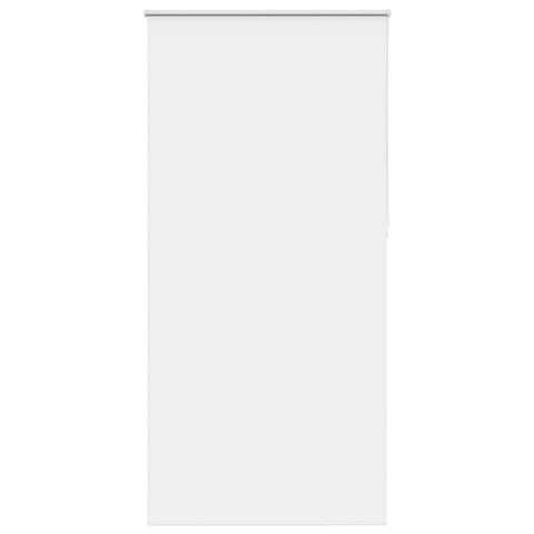 vidaXL Roller Blind Blackout White 105x230 cm Fabric Width 100.7 cm Polyester