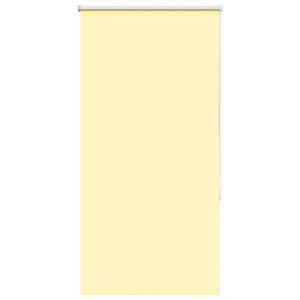 vidaXL Roller Blind Blackout Yellow 75x130 cm Fabric Width 70.7 cm Polyester