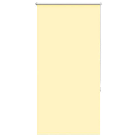 vidaXL Roller Blind Blackout Yellow 75x130 cm Fabric Width 70.7 cm Polyester