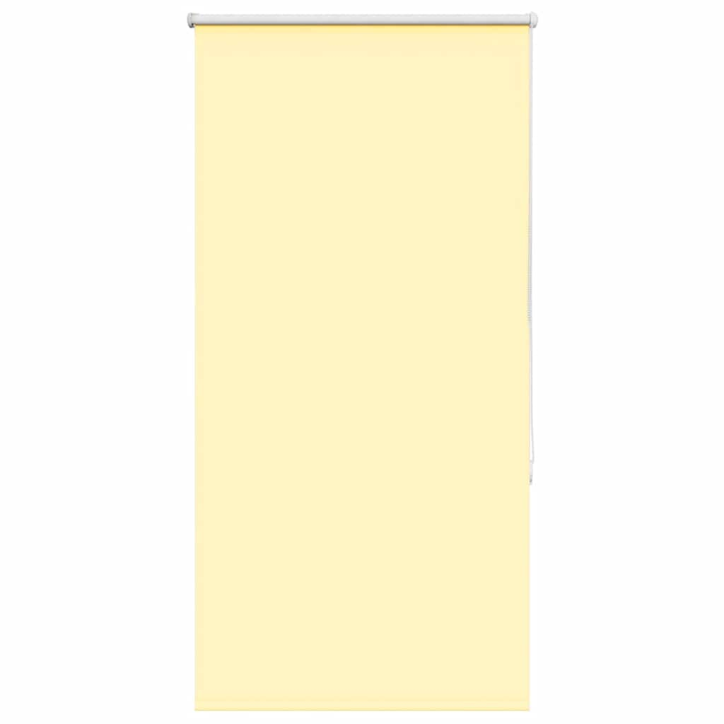 vidaXL Roller Blind Blackout Yellow 80x130 cm Fabric Width 75.7 cm Polyester