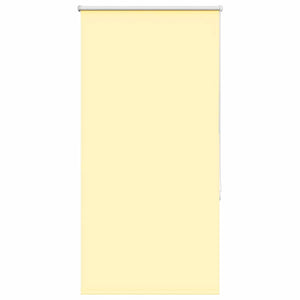 vidaXL Roller Blind Blackout Yellow 80x130 cm Fabric Width 75.7 cm Polyester