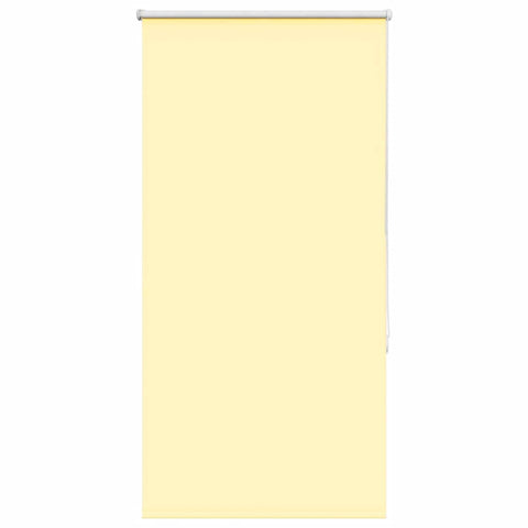 vidaXL Roller Blind Blackout Yellow 80x130 cm Fabric Width 75.7 cm Polyester