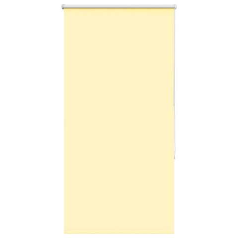 vidaXL Roller Blind Blackout Yellow 85x130 cm Fabric Width 80.7 cm Polyester