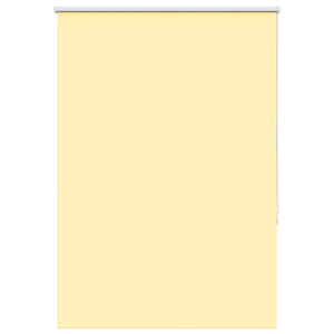 vidaXL Roller Blind Blackout Yellow 90x130 cm Fabric Width 85.7 cm Polyester