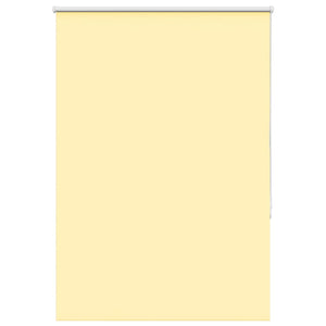 vidaXL Roller Blind Blackout Yellow 100x130 cm Fabric Width 95.7 cm Polyester