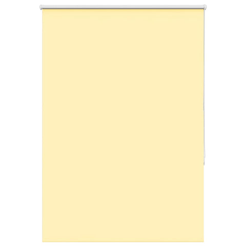 vidaXL Roller Blind Blackout Yellow 100x130 cm Fabric Width 95.7 cm Polyester