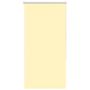 vidaXL Roller Blind Blackout Yellow 80x150 cm Fabric Width 75.7 cm Polyester