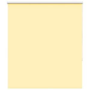 vidaXL Roller Blind Blackout Yellow 120x150 cm Fabric Width 116.6 cm Polyester