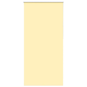 vidaXL Roller Blind Blackout Yellow 110x210 cm Fabric Width 105.7 cm Polyester