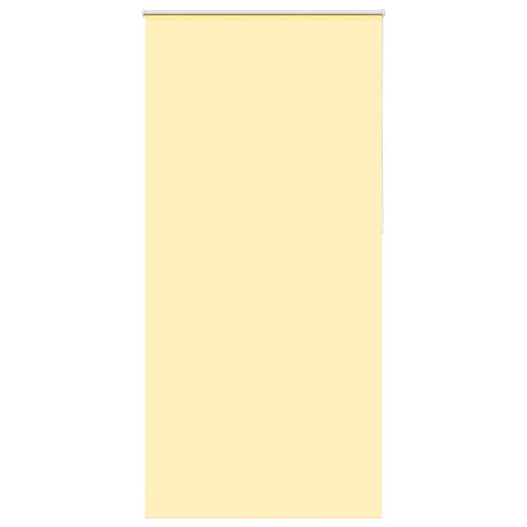 vidaXL Roller Blind Blackout Yellow 110x210 cm Fabric Width 105.7 cm Polyester